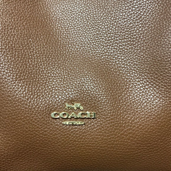 Coach Tan Leather Shoulder Bag - Picture 4 of 10